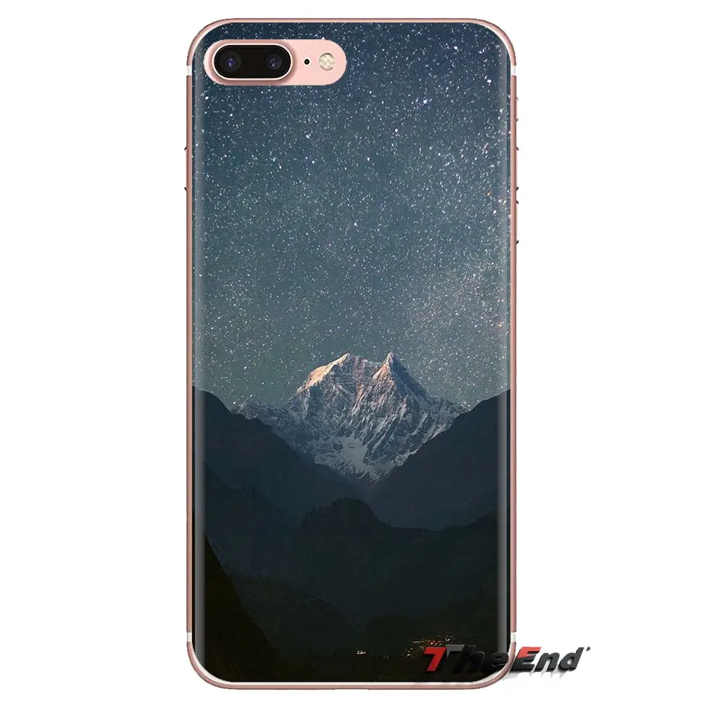 Soft Shell Cases Starry Night Space Sky Pattern For Sony Xperia Z Z1 Z2 Z3 Z5 compact M2 M4 M5 E3 T3 XA Aqua LG G4 G5 G3 G2 Mini |