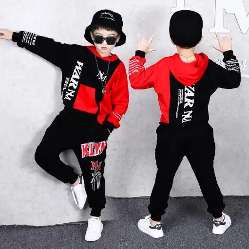 

Fashion Children Clothing Sets Cotton Sport Suit For Boys Clothes Kids Spring Autumn Casual Tracksuit Boys Hip Hop Costumes