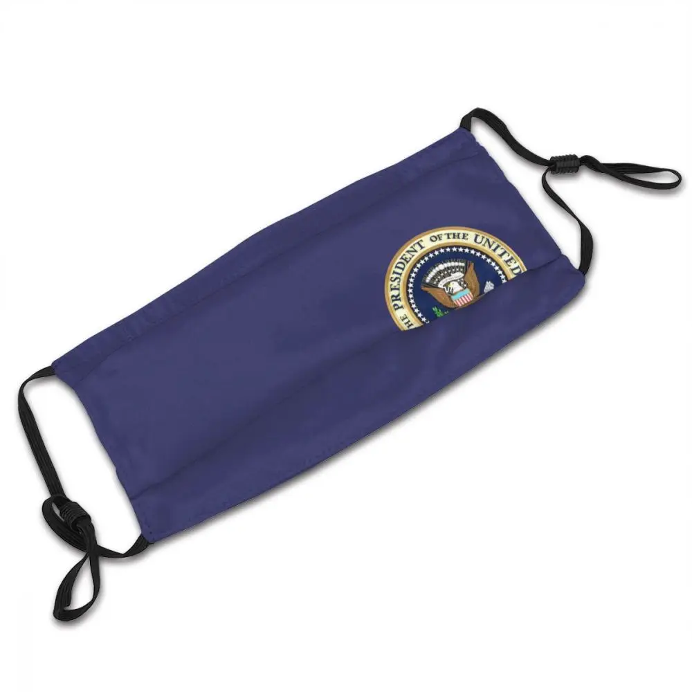 

American Presidential Seal Washable Breathable Multi Usage Face Mask Reusable Dustproof Mouth Mask