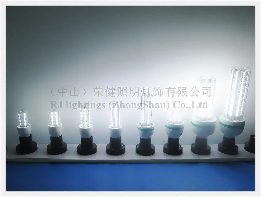 Алюминиевая + стеклянная SMD 2835 светодиодсветодиодный светильник Па кукуруза 3 Вт 5