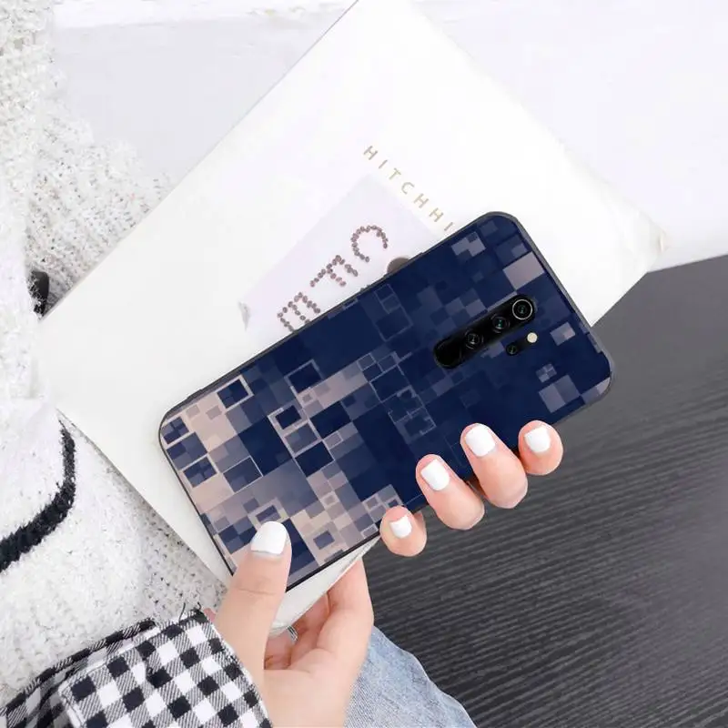 Механический черный мягкий чехол из ТПУ для телефона случай Redmi Примечание