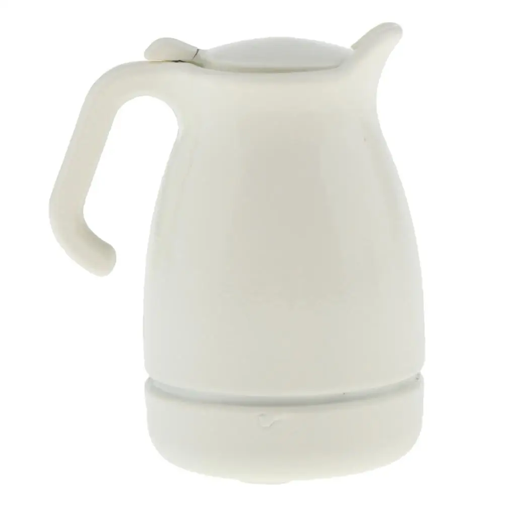 

Dolls House Miniature 1:12 Scale Old Fashioned Kitchen Accessory Metal Kettle - Beige