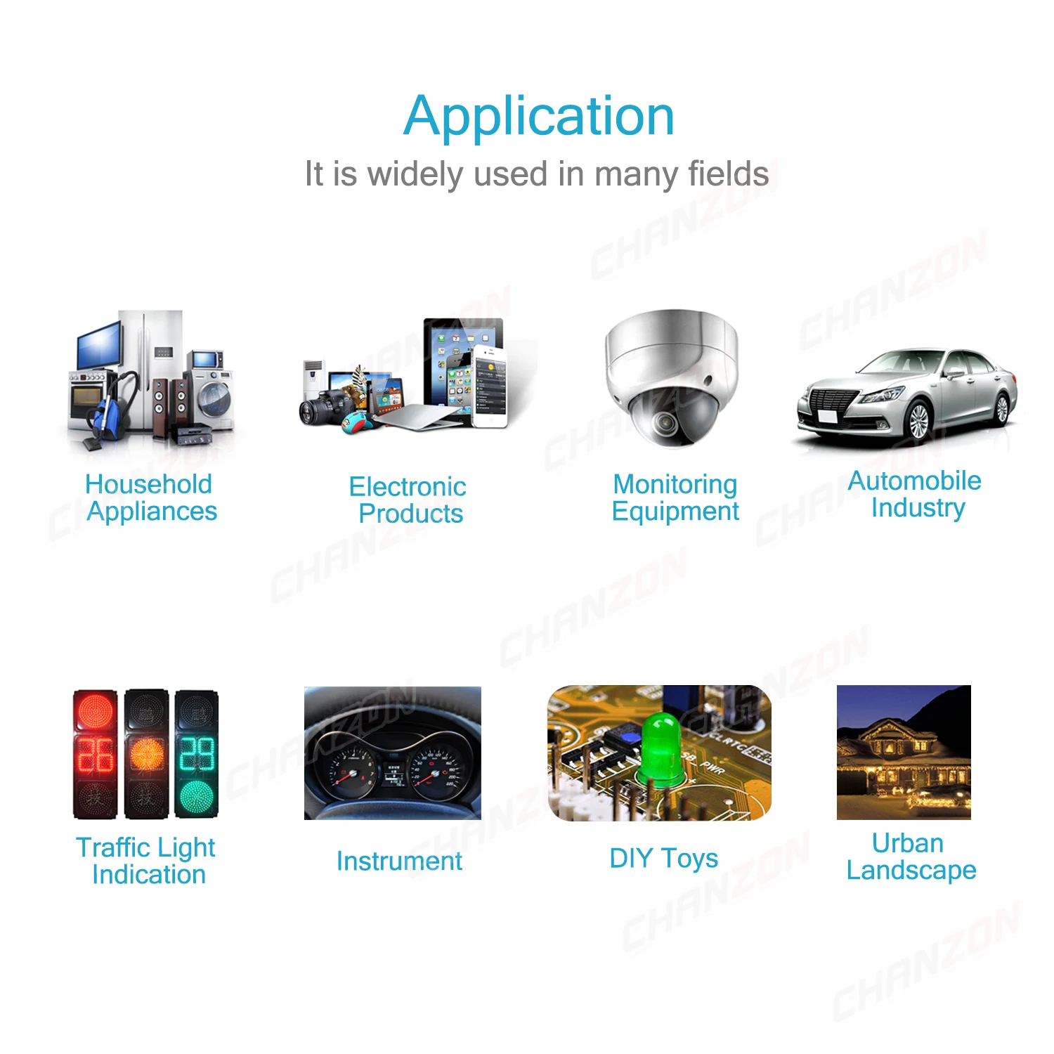 100 шт. светодиодные Диоды 3 мм 5 | Электронные компоненты и принадлежности