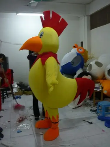 Classic Version big mouth cock man Mascot Costume Adult Halloween Birthday party cartoon Apparel Cosplay Costumes