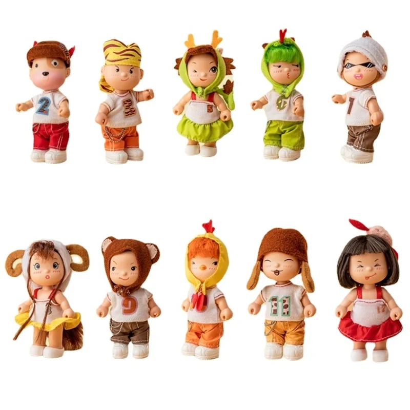 

Fashion Dolls Toys The Funny Farm Dudy Cute 12 Animal Algna Zodiac Tiger Chicken Cow Flower Star Angels Constellation