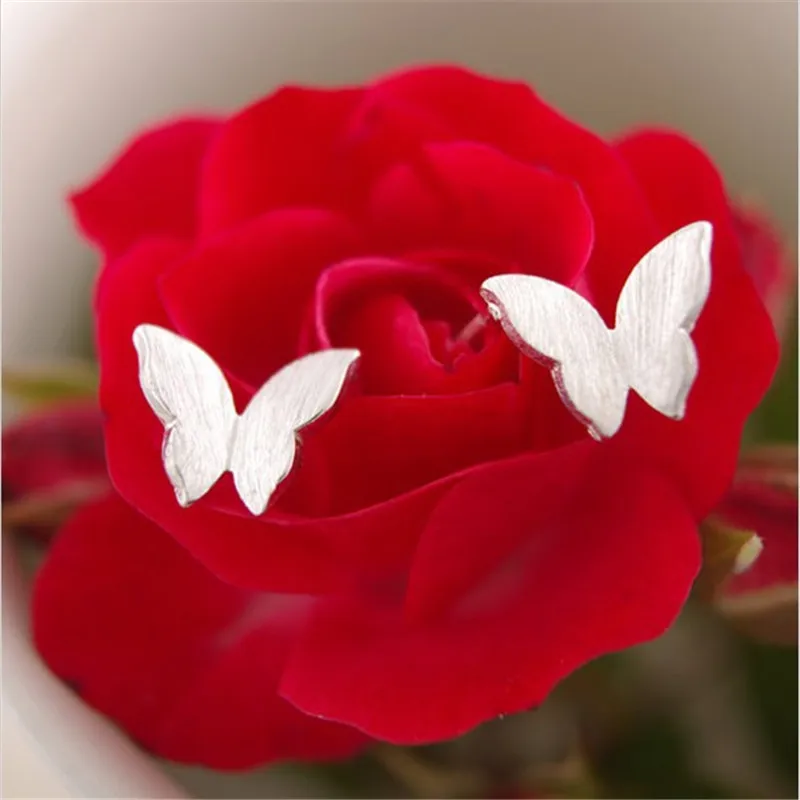 

Fashion Beautiful Butterfly Stud Earring Smooth Surface Design Insects series