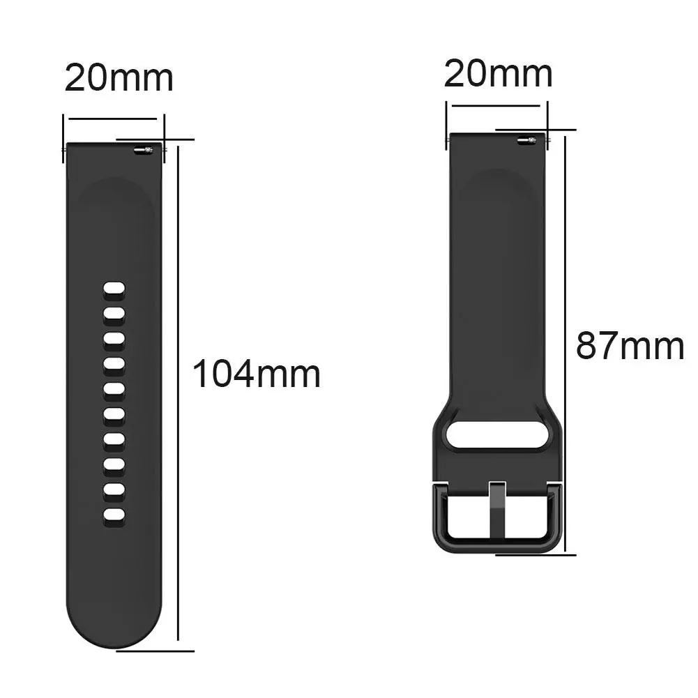 Силиконовый спортивный дышащий ремешок для часов Ремешок samsung Galaxy Watch Active 2 умные
