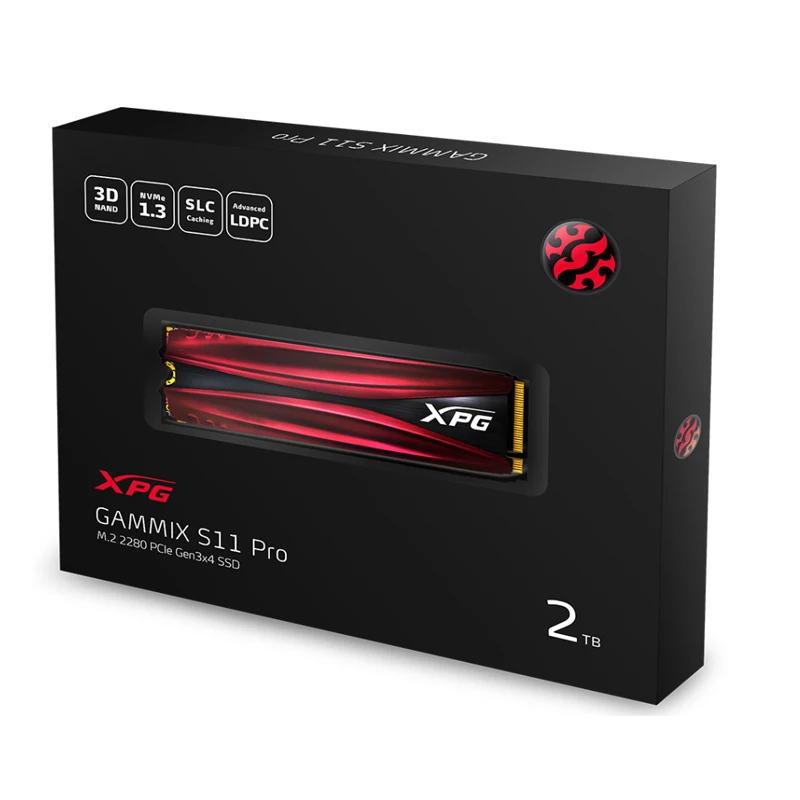 ADATA XPG GAMMIX S11 Pro PCIe Gen3x4 M.2 2280 Solid State Drive For Laptop Desktop Internal hard drive 256G 512G on - ADATA XPG GAMMIX S11 Pro PCIe Gen3x4 M.2 2280 твердотельный накопитель для ноутбука или настольного компьютера внутренний жесткий диск 25