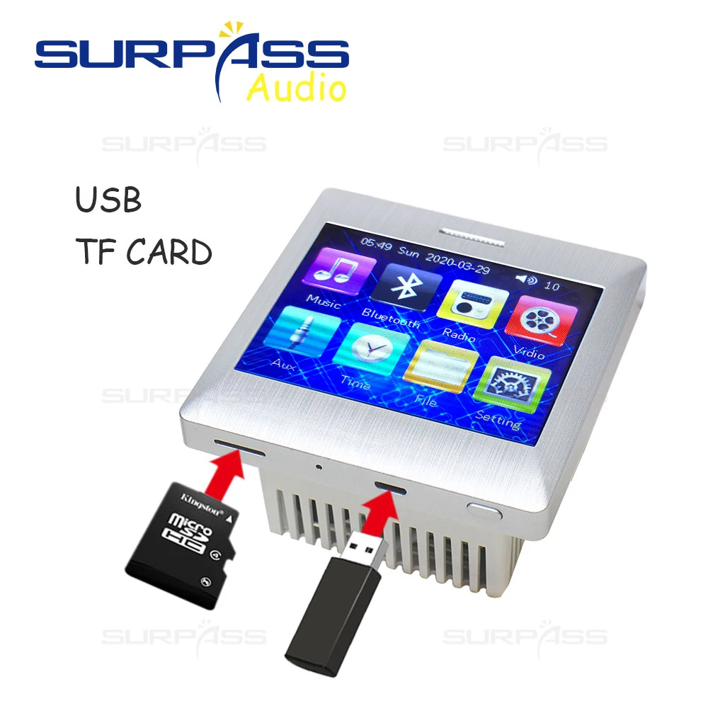 Сенсорный экран Bluetooth умная система управления музыкой домашняя аудиосистема