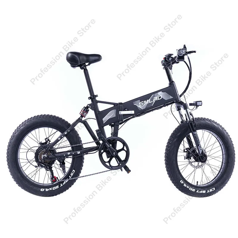 Kaufen SMLRO M6F 20 Zoll Erwachsene Elektrische Bike 750W 48V 15AH 35 KM/H 7 Geschwindigkeit E-Bike Elektromobil Faltbare Mobilität Berg Fett Fahrrad