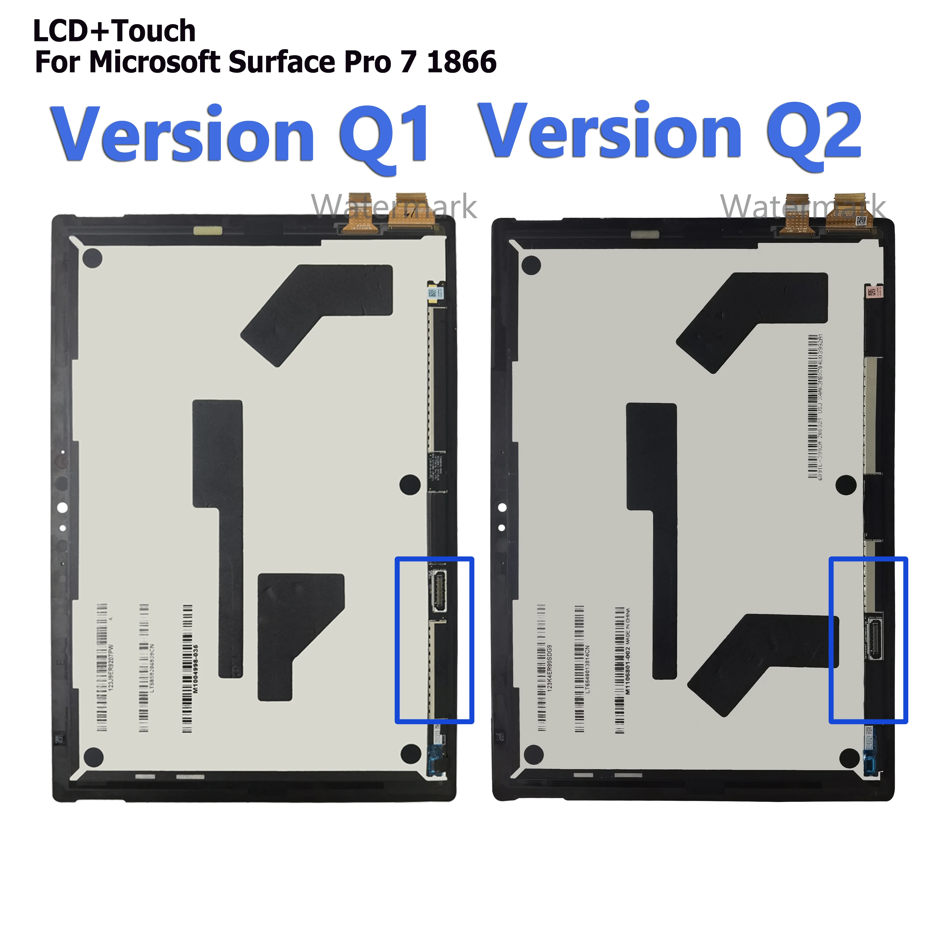 100% протестированный оригинальный сменный ЖК-планшет для Microsoft Surface Pro 7 1866
