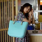 2021 новая классическая сумка Obag O, стильная Водонепроницаемая большая сумка из ЭВА с цветными внутренними длинными ручками на молнии, женская сумка-тоут