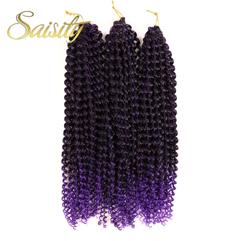 Saisity Ombre Crotchet волосы страсть Весна Твист Синтетические накладные волокна