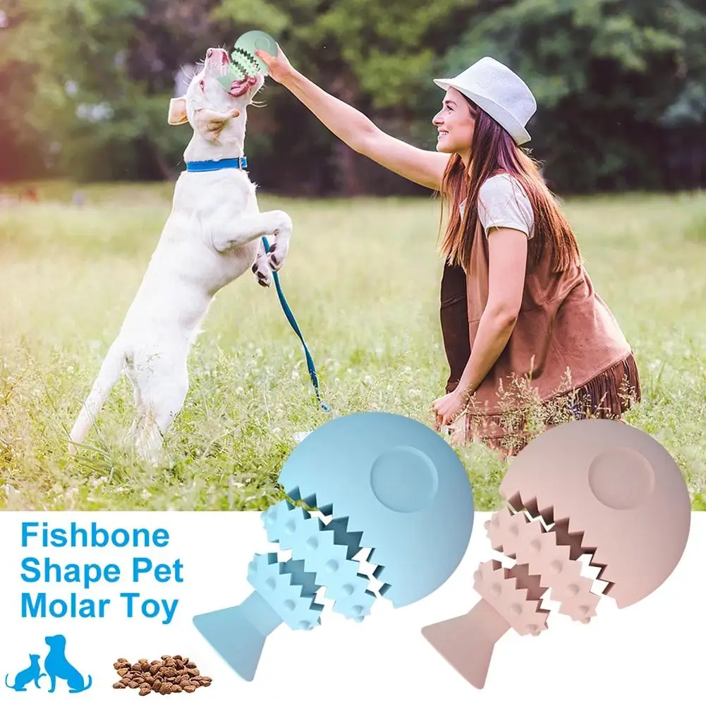 

Жевательная игрушка с утечкой еды для домашних животных, устойчивая к укусам молярная палочка для чистки зубов