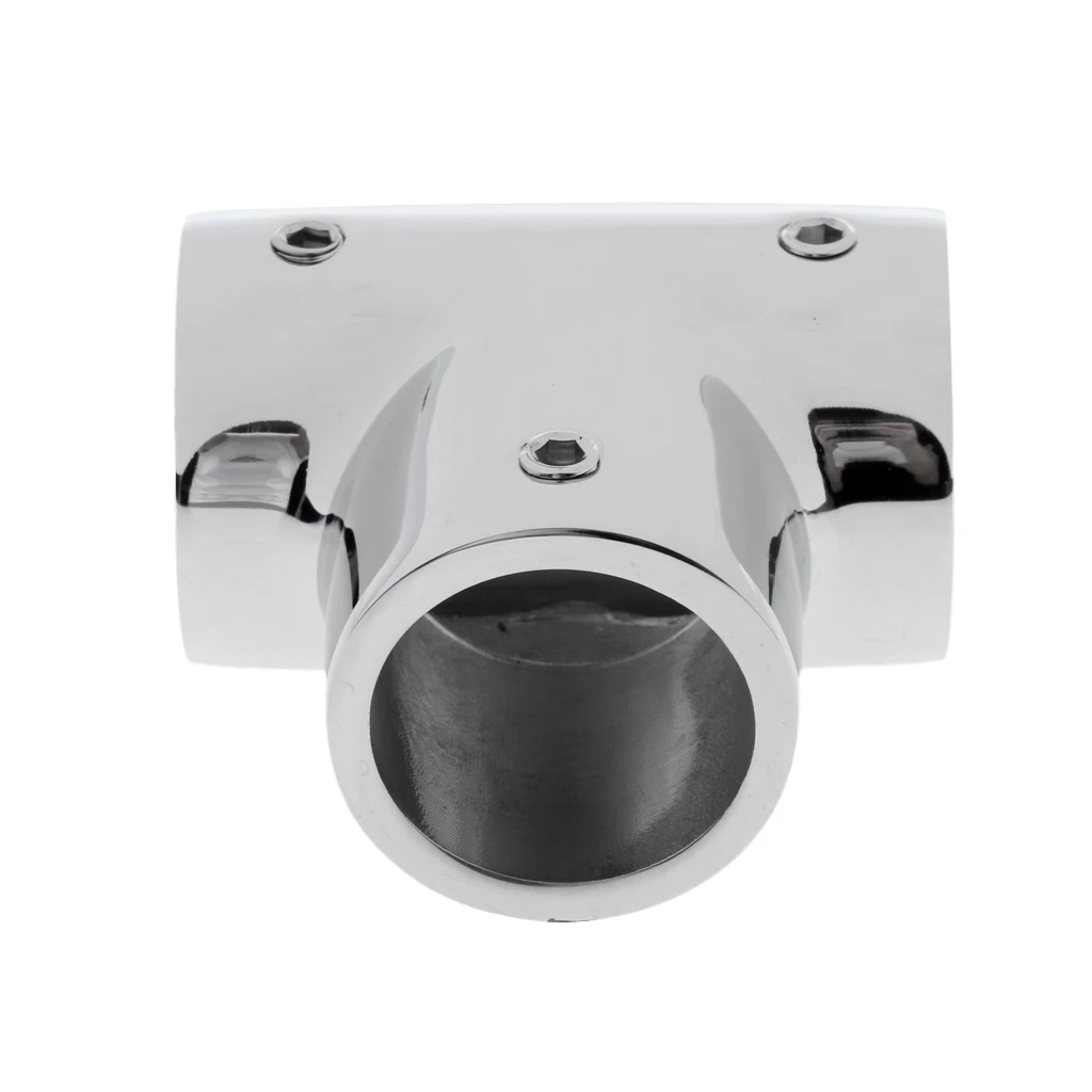 

4pcs Stainless Steel 25mm Boat Hand Rail Fitting 90 Degree 3-way Tee & Elbow