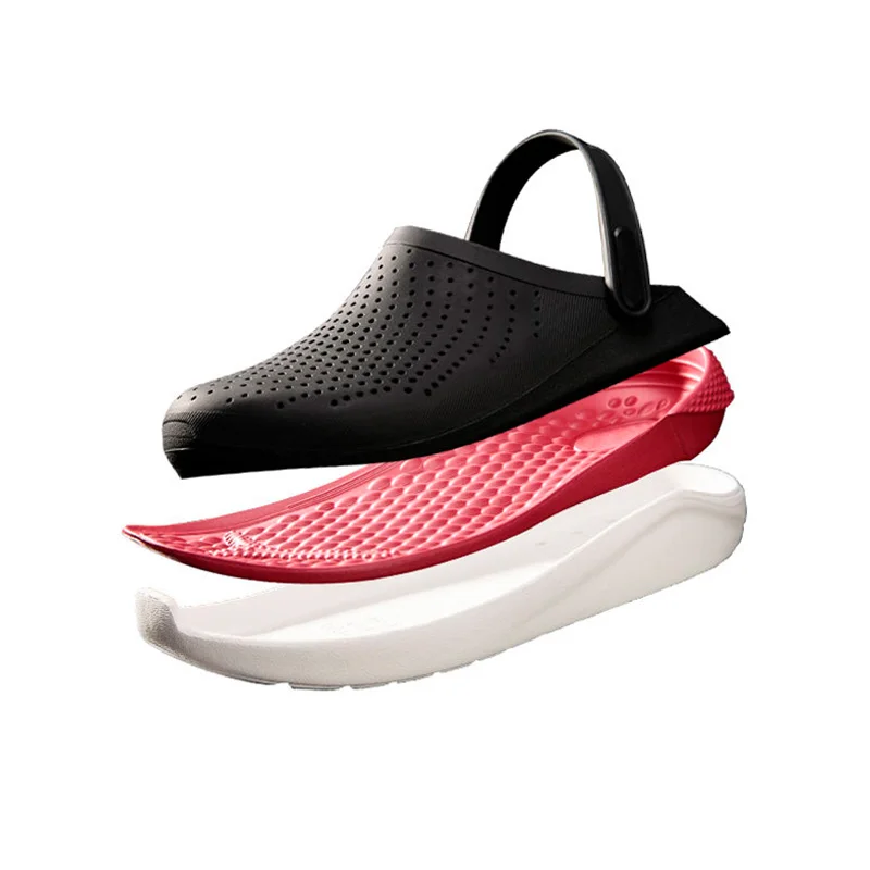 Мюли мужские с широким носком Классические сандалии дышащая обувь для сада и