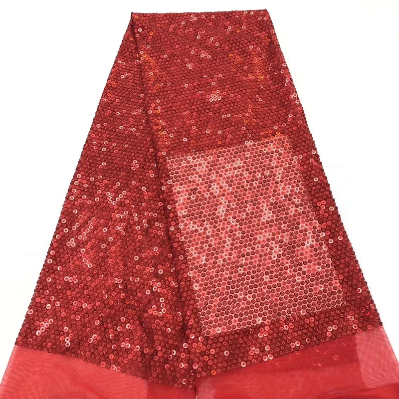

New African Lace Fabric French Advanced embroidery sequin design Lace Fabric 2019 beautiful style Used for women wedding dresses