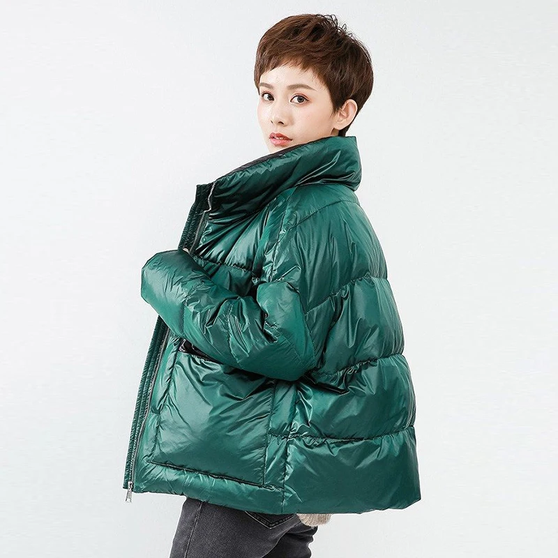 

Quilted Cotton Cloth 2020 Korean Style New Women's Winter Loose and Plus-sized down Coat Short Cotton Jacket
