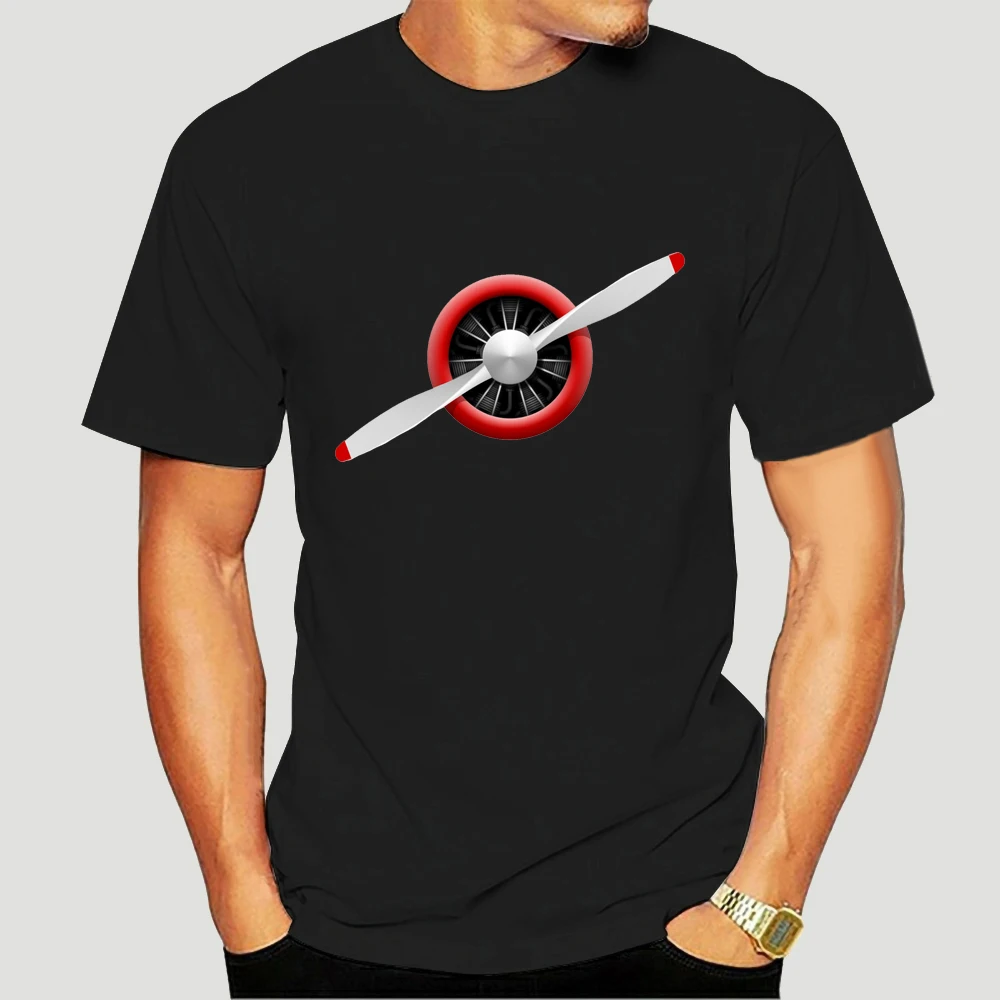 Новинка хлопковая футболка Винтажная с авиационным летательным аппаратом и