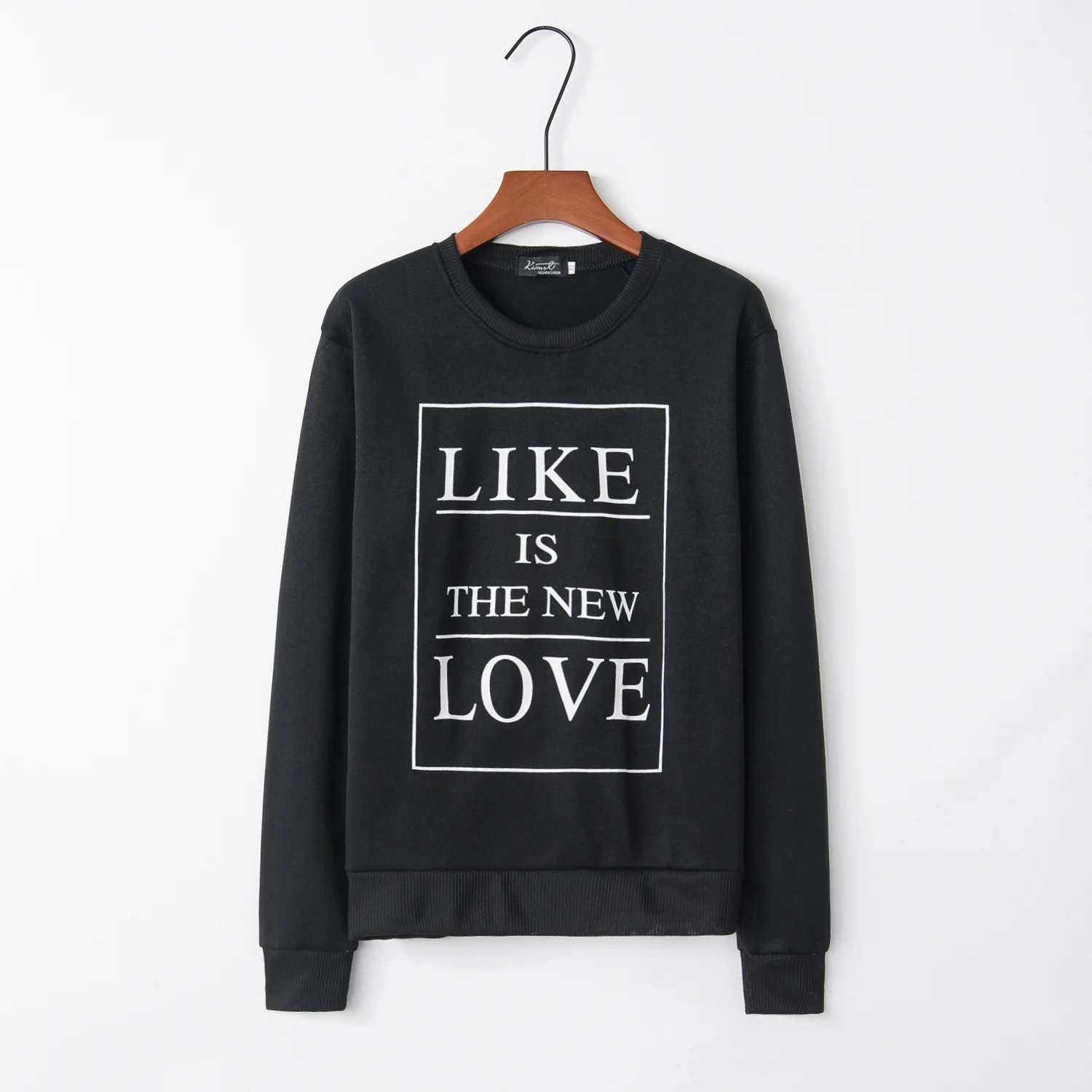 Like Love Print 2022 New Design Hot Sale Hoodies Sweatshirts Women Casual Kawaii Harajuku Sweat Girls European Tops Korean