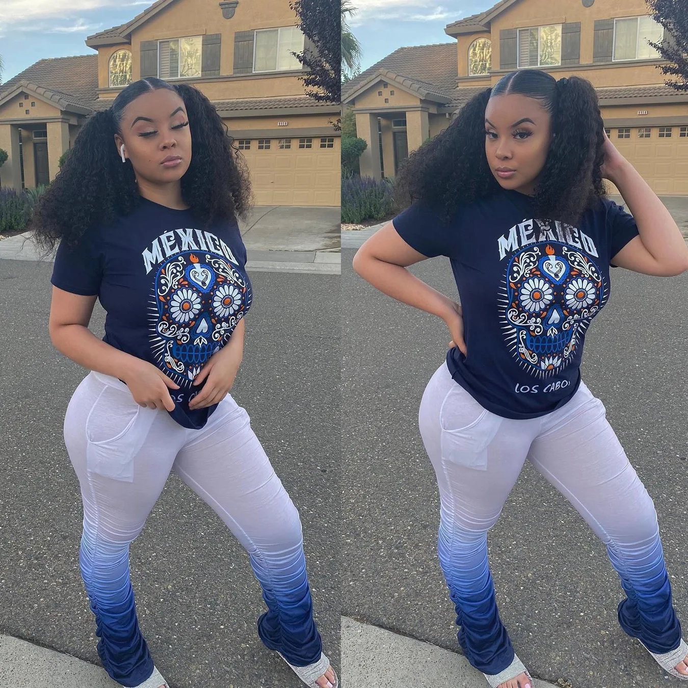 Chocomist комплект из двух предметов с мультяшным принтом и складками женские брюки