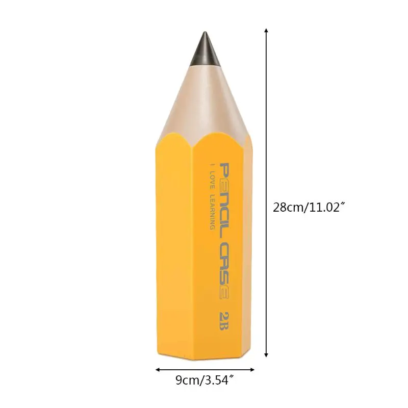 

Pencil Shape Makeup Brush Pen Holder Stationery Storage Organizer Office School 090F