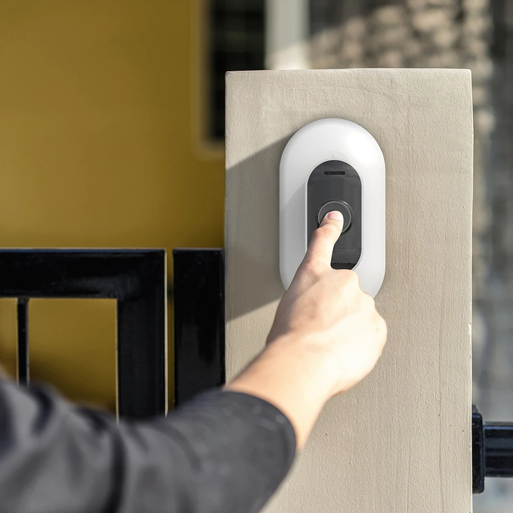 

Wall Plate for Arlo Audio Doorbell Wall Mounting Plate Accessories for Arlo Doorbell to Keep an Easy Installation&Clean Look