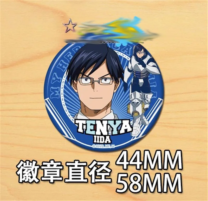 6 шт. аниме Мой герой карнавальный бейдж на булавке коллекция аксессуаров