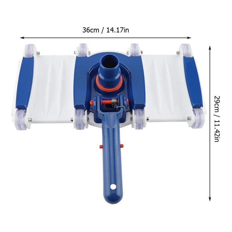 

14Inch Pool Flexible Vacuum Head Pond Spa Sewage Suction Pool Cleaning Tool Part for Cleaning Debris From Pool Floors