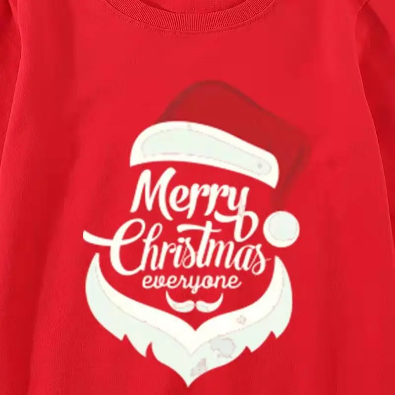 Christmas Sweaters Autumn Family Matching Outfits Daddy Mommy and Me Xmas Sweatshirt Clothes Father Mother Children Cotton Tops