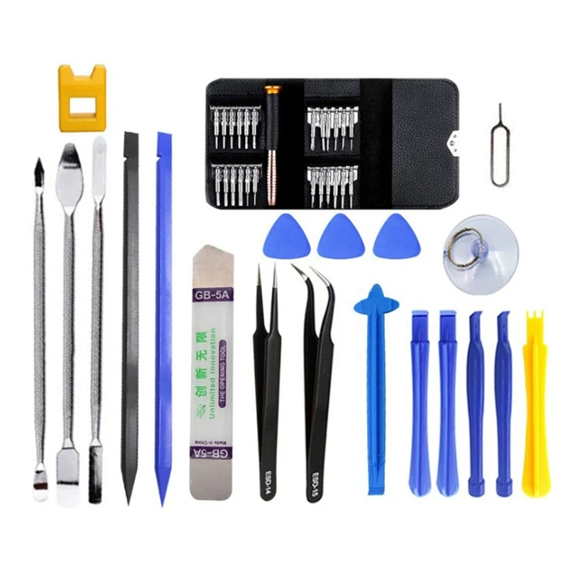 

45 in 1 Opening LCD Screen Cell Phone Repair Tools Kit for Phone Laptop Watch Glasses Repair Tools Kit