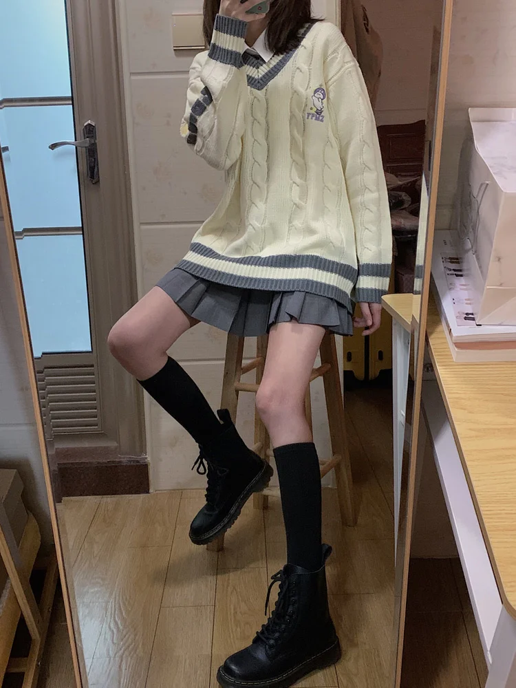 Женский осенний костюм с юбкой милая соленая одежда для девушек ветрозащитные