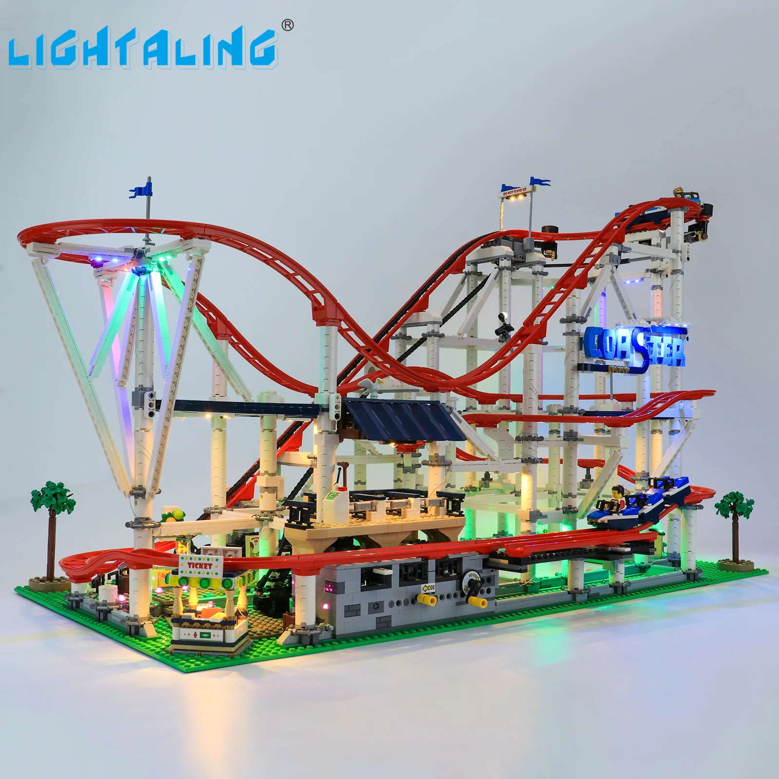 

Lightaling Led Light Kit For 10261 Roller Coaster