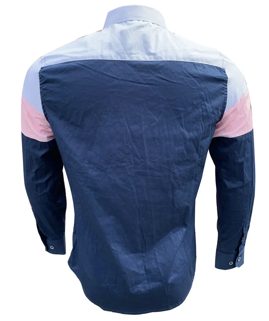 Бренд Harmont Blain рубашка с вышивкой camisa masculina мужские рубашки длинным рукавом хлопок