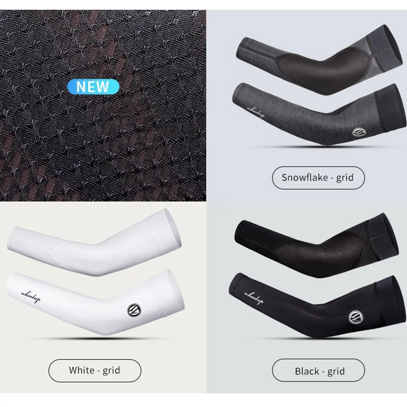 

Summer Ice Silk Breathable Sports Elbow Pads UV Protection Sleeves Driving and Riding Outdoor Fitness Arm Sleeves