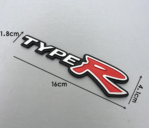 

Wire Drawing TYPER Auto Trunk Tailgate Emblem Badge Decal Sticker Car Accessories