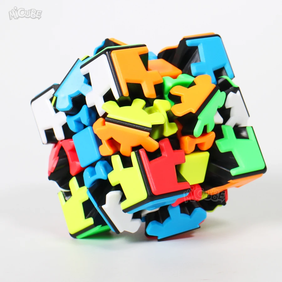 Yumo 3x3 зубчатая головоломка твист куб 3x3x3 Шестерня 3*3*3 профессиональные игровые игрушки необычной формы