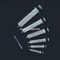 4pcslot 1ml to 100ml lab glass syringe for laboratory injection liquid factory add ink medical enema etc