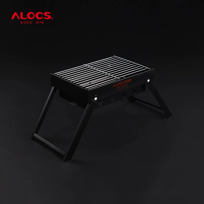 Уличная холоднокатаная плита Alocs печь для горения кемпинга барбекю гриль