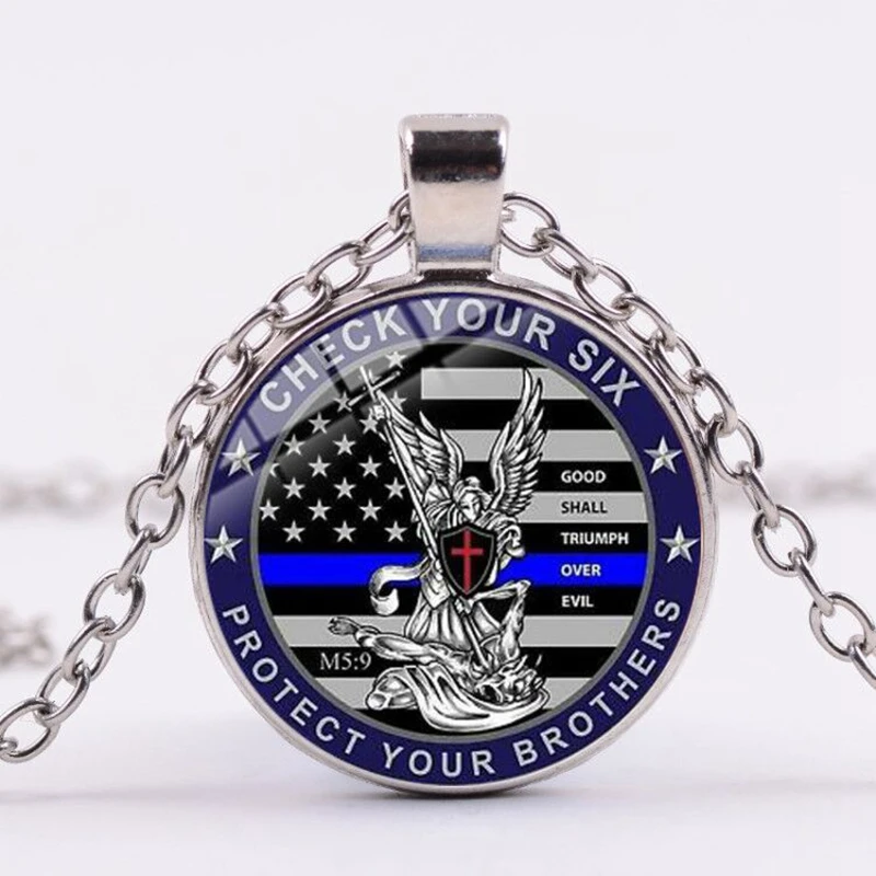 Ожерелье Archangel St.Michael Protect Me Saint Shield защитное ожерелье Talisman Orhodox с подвеской