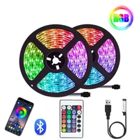 led strip light can be cut bluetooth rgb 2835 color changing usb powered ribbon diode tape tv backlights for home decor
