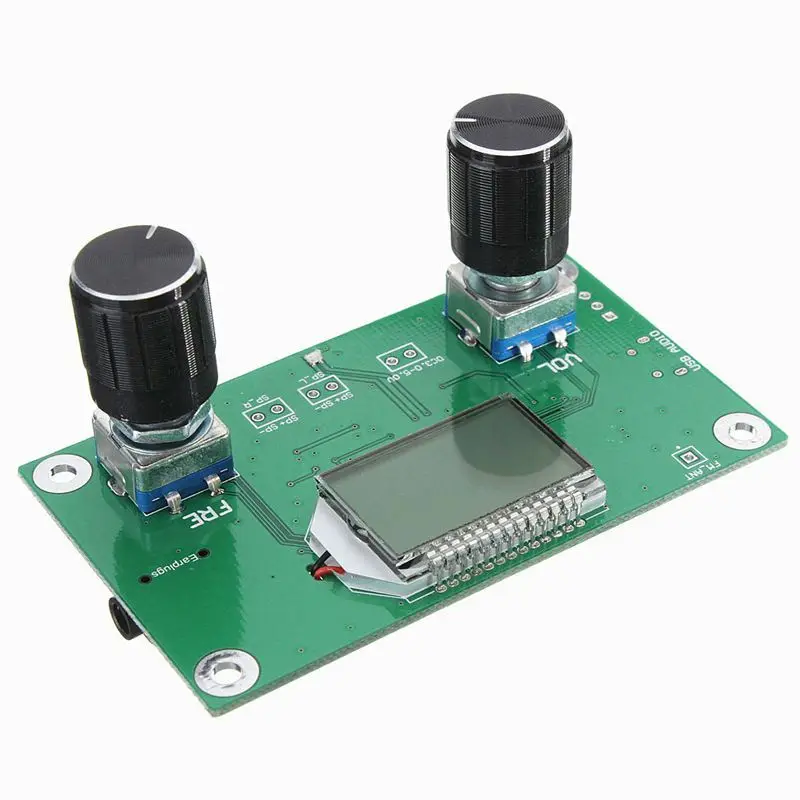 Цифровой FM 87-108MHz DSP & PLL lcd стерео радио приемник модуль + последовательное