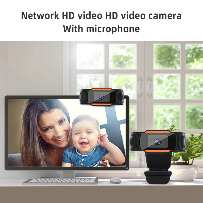 

1080P HD Webcam 480P 720P Full HD Web Camera Built-in Microphone Rotatable USB Plug Web Cam For PC Computer Mac Laptop Desktop
