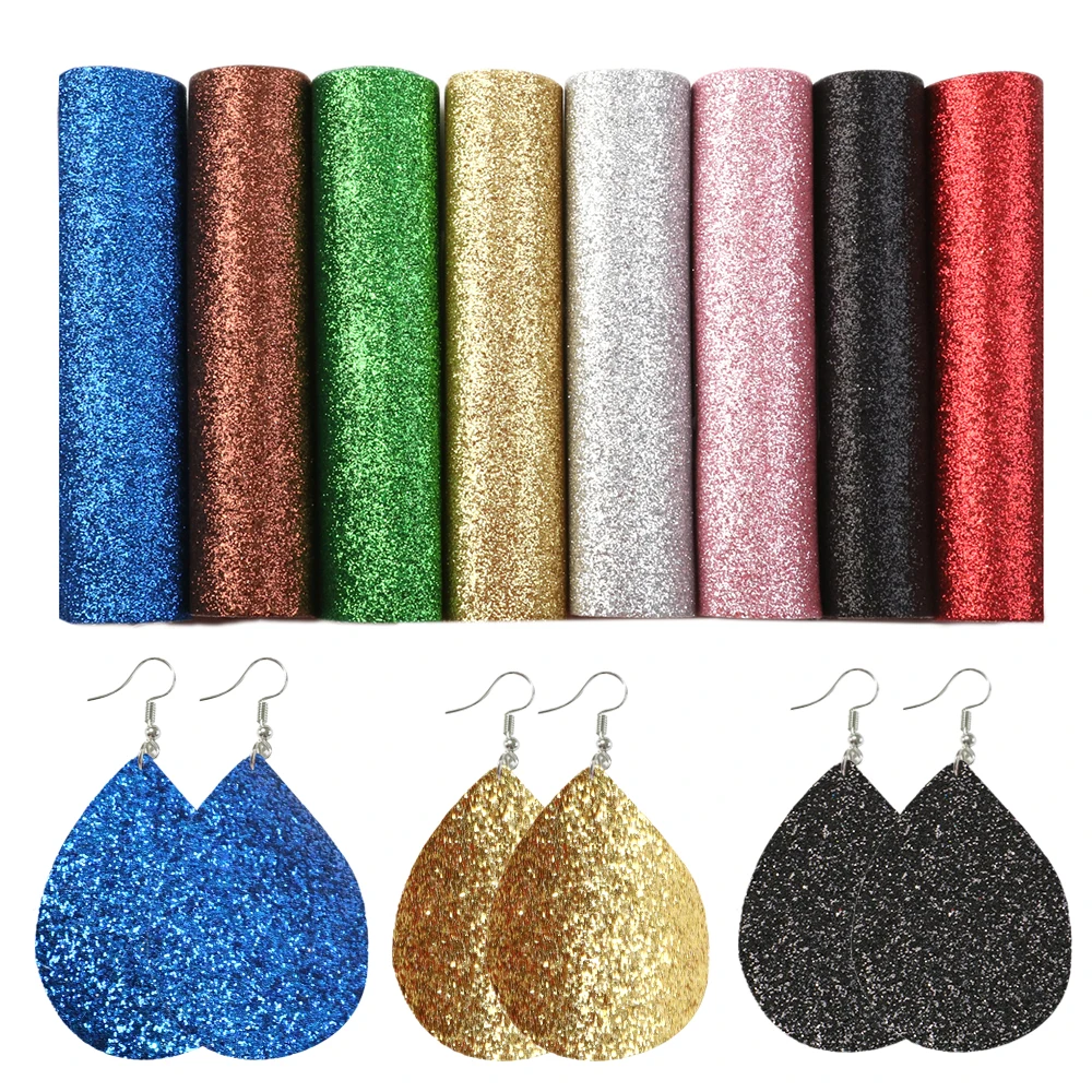 A5 Размер 8 шт./компл. простой блеск синтетическая кожа лоскутное бантик для волос