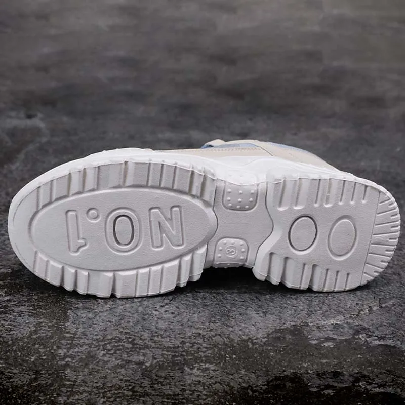 Женские кроссовки для бега Baideng увеличивающие рост дышащие светильник шнуровке |