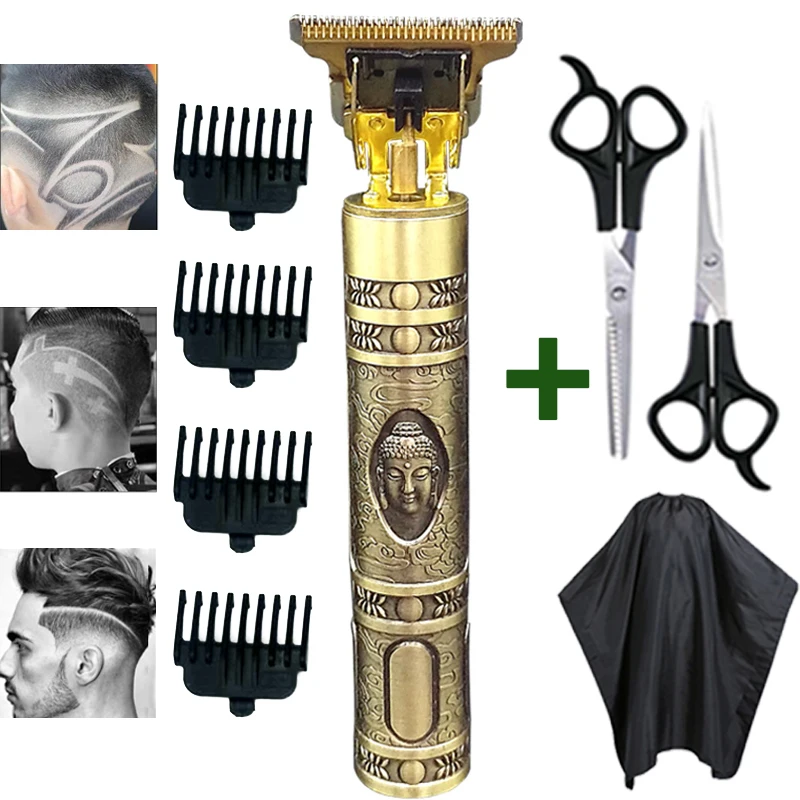 

Триммеры для бороды для мужчин, косилка, Парикмахерская электрическая машинка для стрижки волос, Профессиональная парикмахерская бритва, м...