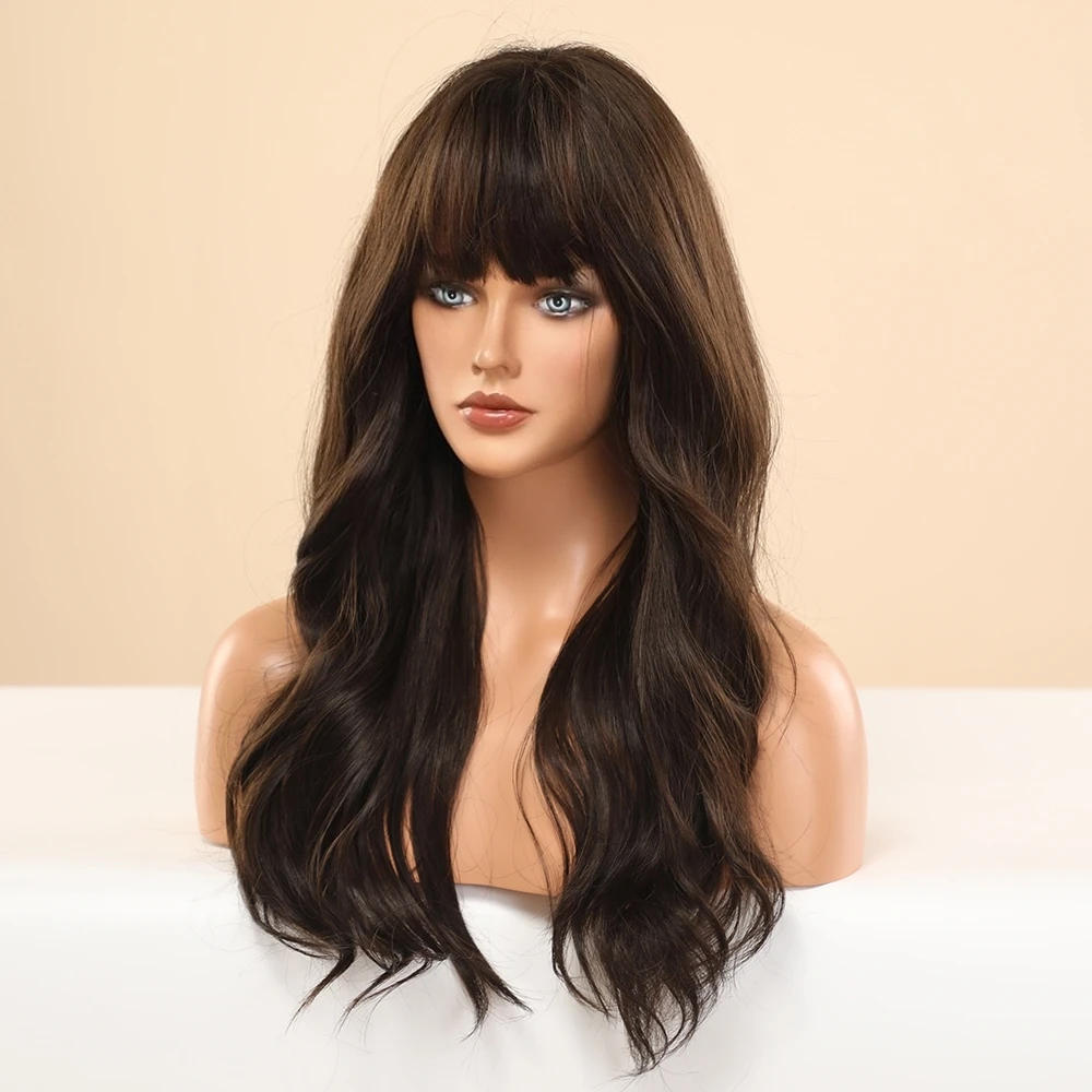 Блонд Единорог длинные волнистые синтетические волосы парики Омбре черный