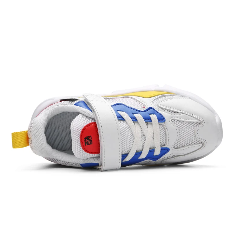 Обувь для девочек папы Детская обувь бега Кроссовки мальчиков Сезон осень