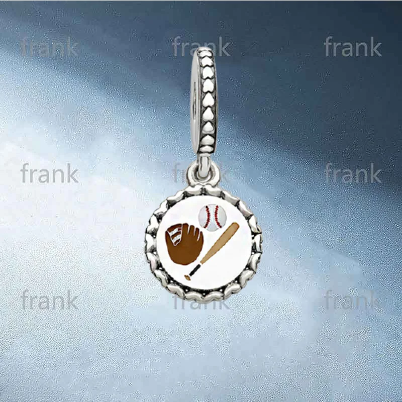 

Creative and Unique Round Brand Sterling Silver Pendant Baseball Charm ENG7792018_17