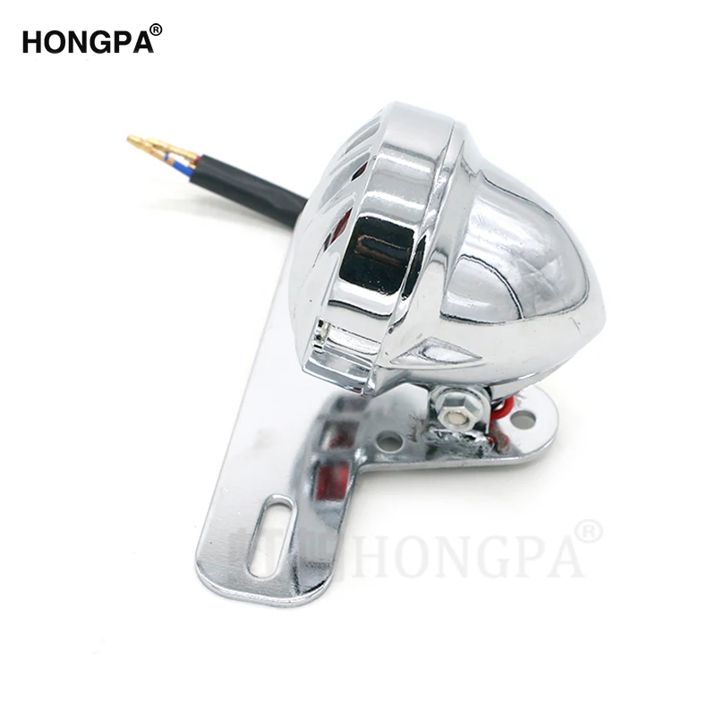 Мотоциклетные задние светильник с номерным знаком держатель черный Heavy Duty 12V шоры